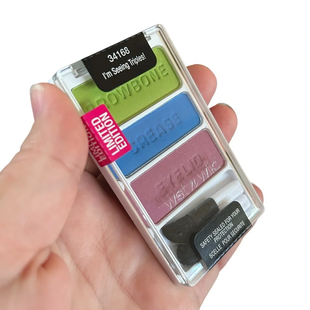 Wet n Wild I’m Seeing Triples Coloricon Eyeshadow Trio Pop Art Ltd. Edition NWT